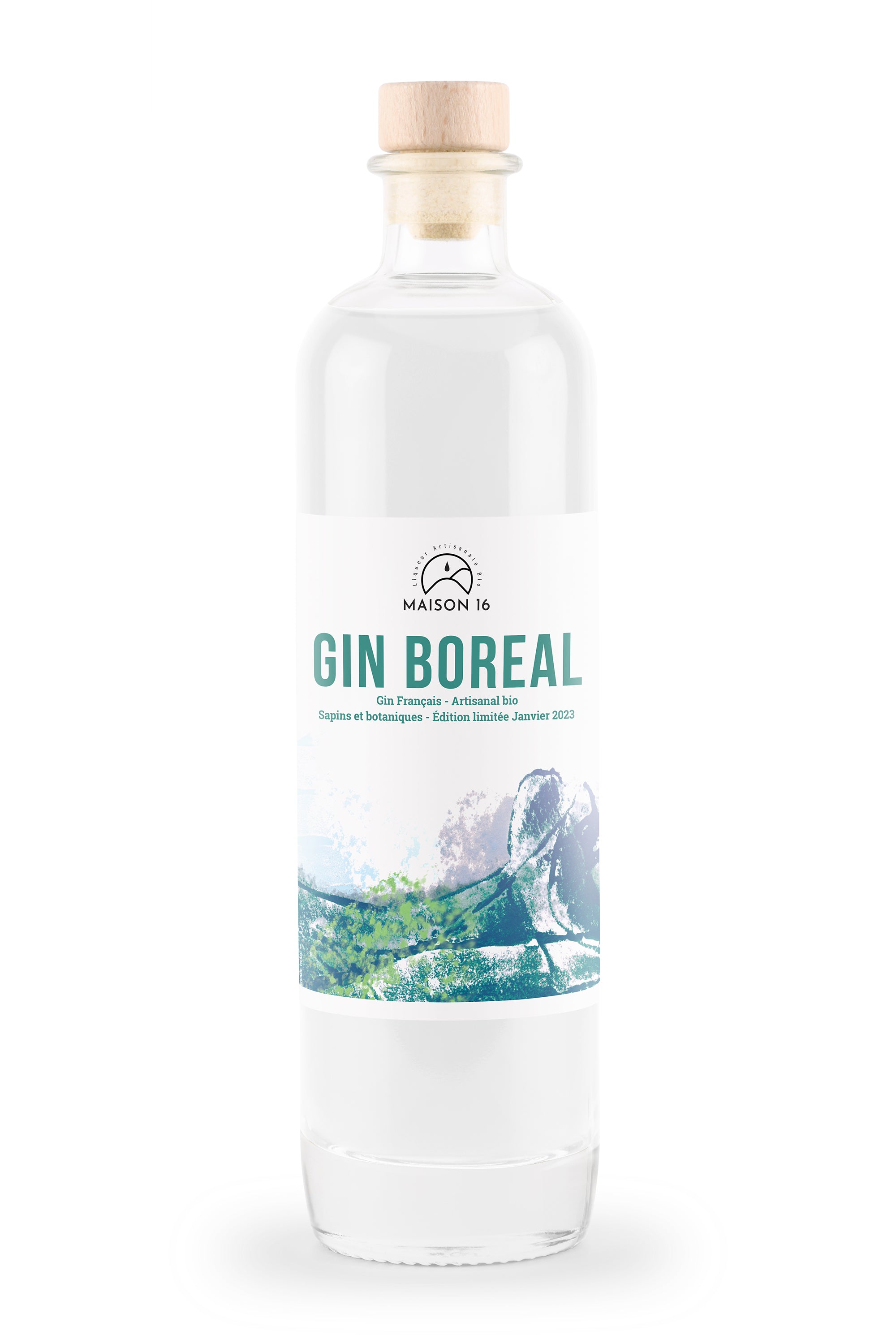 Gin Boréal 50cl - Maison 16 - Spiritueux bio – MAISON 16